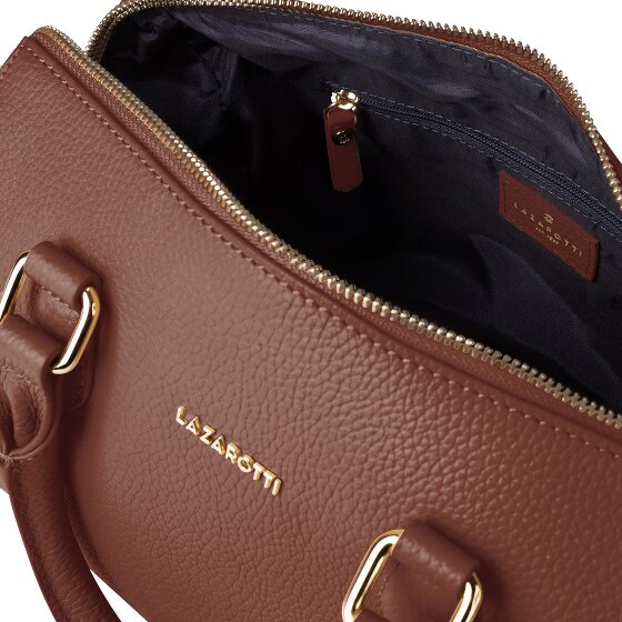 Lazarotti Bologna Leather Bowling-Bag Handtasche Crossbody Leder 26 cm