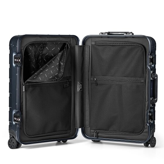 Redolz Pro Aluminium 4-Rollen Kabinentrolley S Aluminium 55 cm