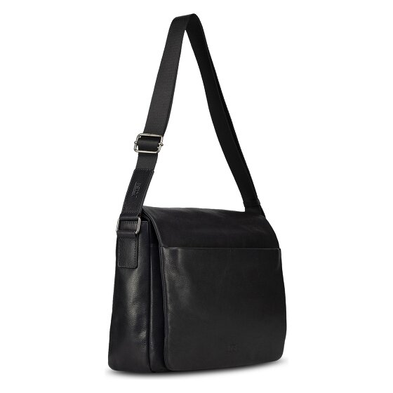 Jost Glasgow Aktentasche RFID Schutz Leder 34 cm Laptopfach