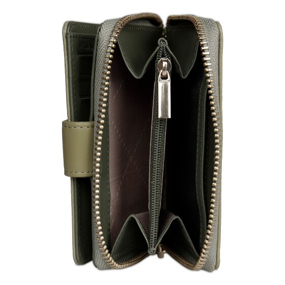 Bugatti Viola Geldbörse RFID Schutz Leder 12 cm