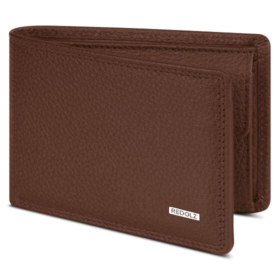 Redolz Leather Essentials QF kleine Geldbörse RFID Leder 10,5 cm
