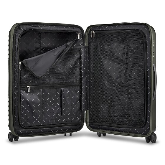 Redolz Essentials 01 4 Rollen Kofferset 3-teilig mit Dehnfalte