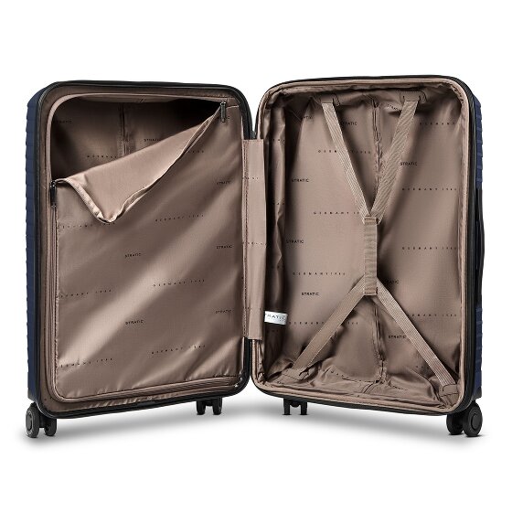 Stratic Shine 4 Rollen Trolley 66 cm mit Dehnfalte