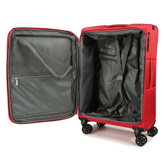 Samsonite Base Breeze 4 Rollen Trolley 67 cm mit Dehnfalte