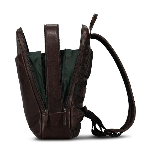 Jost Glasgow Daypack RFID Schutz Leder 44 cm Laptopfach