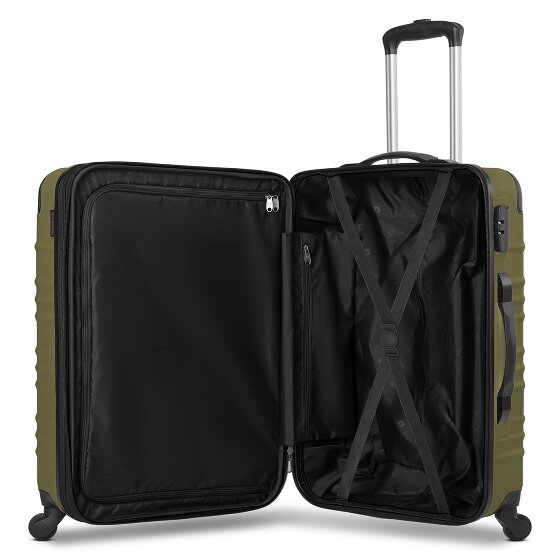 Wenger Amplar Evo 4 Rollen Trolley M 65 cm mit Dehnfalte