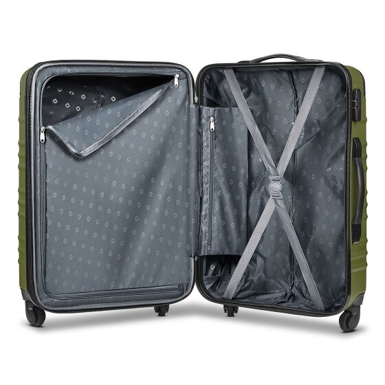 Wenger Amplar Evo 4 Rollen Trolley M 65 cm mit Dehnfalte