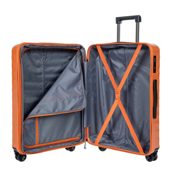 Bric's Nausicaa 4 Rollen Trolley L 78 cm mit Dehnfalte