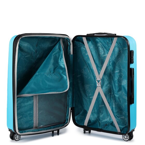 Benzi 5493 4 Rollen Trolley M 66 cm mit Dehnfalte