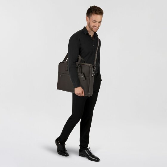 Boss Zair Aktentasche Leder 40 cm Laptopfach