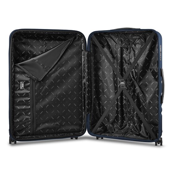 Redolz Pro ABS 4 Rollen Trolley 74 cm mit Dehnfalte