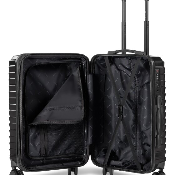 Redolz Essentials 18 4 Rollen Kabinentrolley 55 cm mit Dehnfalte