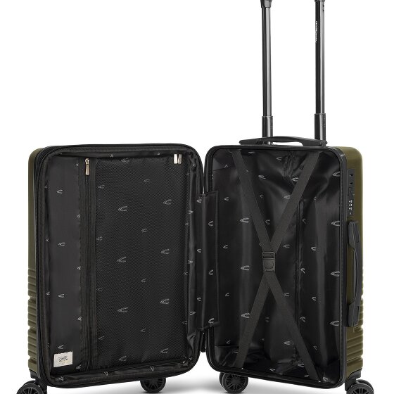 camel active Hanoi 4 Rollen Kabinentrolley S 55 cm mit Dehnfalte