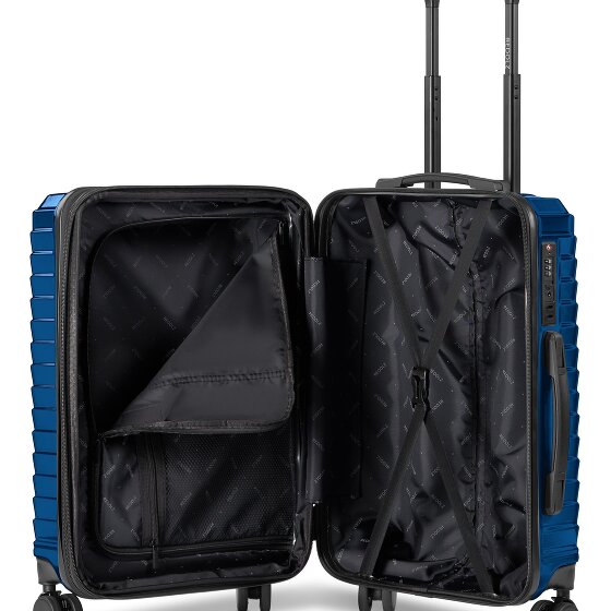 Redolz Essentials 18 4 Rollen Kabinentrolley 55 cm mit Dehnfalte