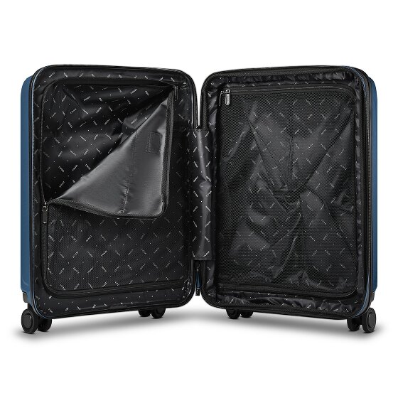 Redolz Essentials14 4-Rollen Kofferset Beautycase 4tlg mit Dehnfalte Laptopfach