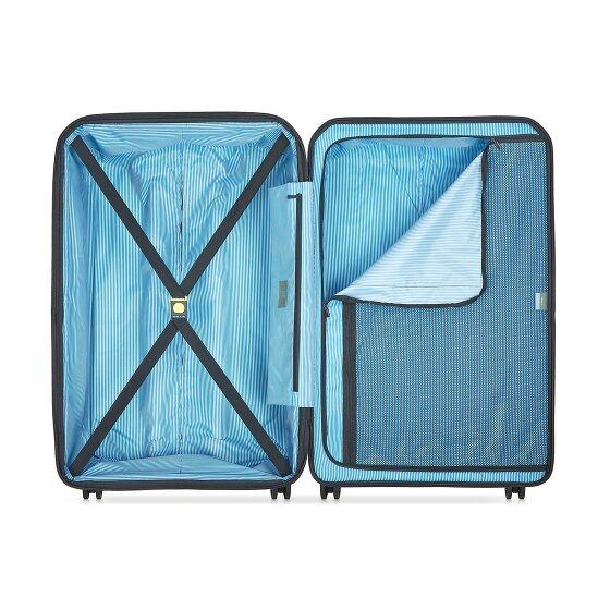 Delsey Paris Lutece Se 4 Rollen Trolley 79 cm mit Dehnfalte