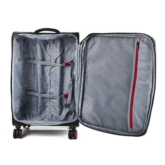 Worldpack Oxford 4 Rollen Kofferset 3-teilig mit Dehnfalte