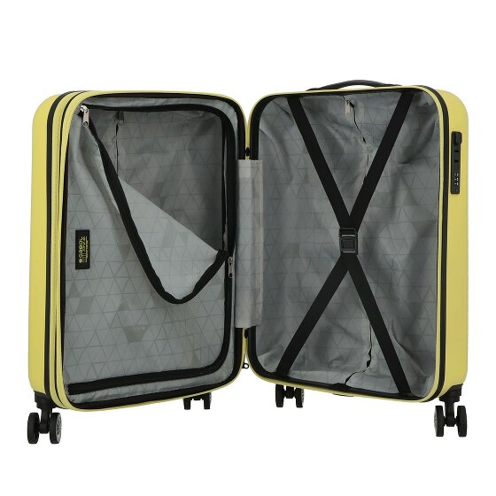 Gabol Future Plus 4 Rollen Kabinentrolley 55 cm mit Dehnfalte