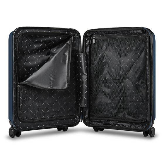 Redolz Essentials 14 4 Rollen Kabinentrolley S 55 cm Laptopfach mit Dehnfalte