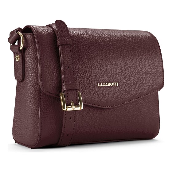 Lazarotti Bologna Leather Crossbody Umhängetasche Leder 22 cm