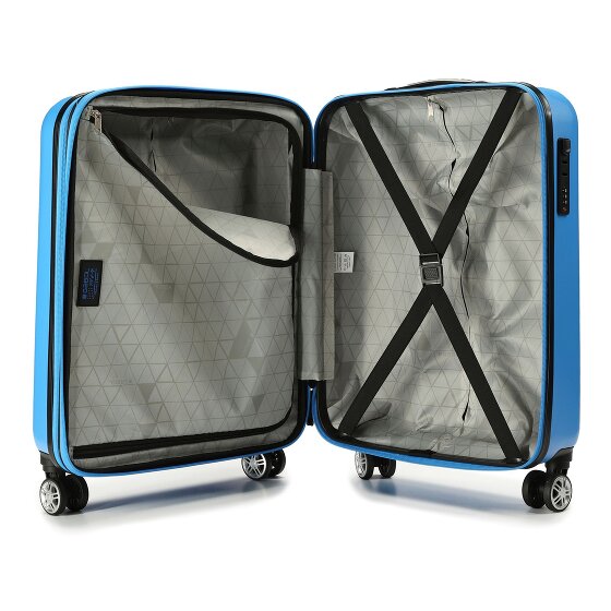 Gabol Future Plus 4 Rollen Kabinentrolley 55 cm mit Dehnfalte