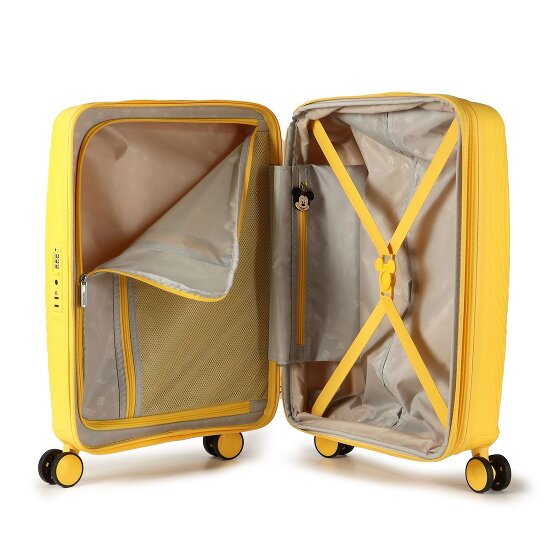 American Tourister Mickey Magic 4 Rollen Kabinentrolley 55 cm mit Dehnfalte