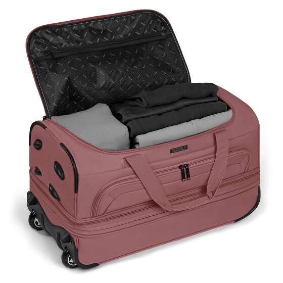 Redolz Duffle Essentials 2-Rollen Reisetasche 55 cm M mit Dehnfalte