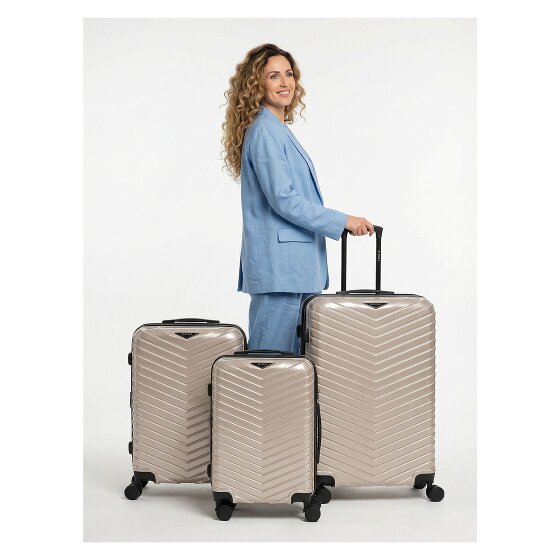 Redolz Essentials 18 4 Rollen Kofferset 3-teilig mit Dehnfalte