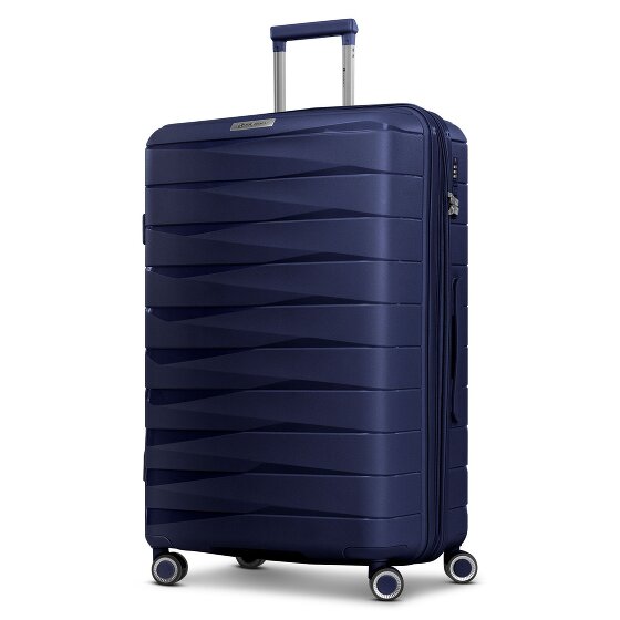 Franky London 4 Rollen Trolley L 74 cm mit Dehnfalte