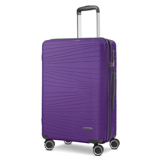 Franky Dallas 3.0 4 Rollen Trolley M 65 cm mit Dehnfalte