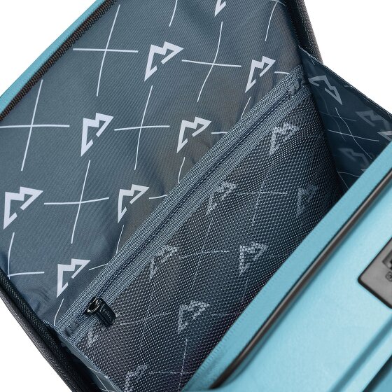 Bergpfeil Travel 4 Rollen Kabinentrolley 55 cm Laptopfach mit Dehnfalte