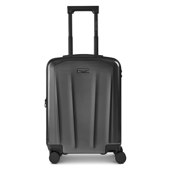 Police New York 4 Rollen Kabinentrolley S 54 cm mit Dehnfalte