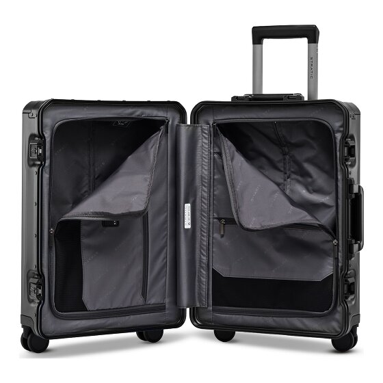 Stratic Phoenix 4-Rollen Kabinentrolley S Aluminium 55 cm