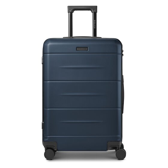 Police London 4 Rollen Trolley 64 cm mit Dehnfalte