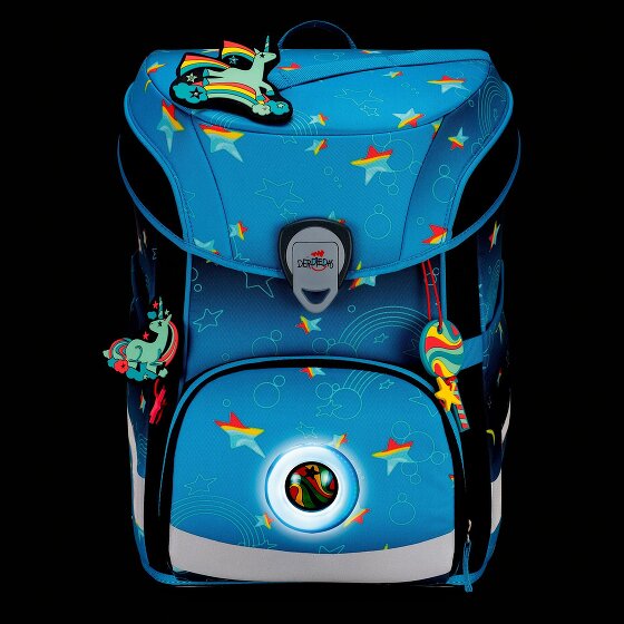 DerDieDas ErgoFlex Easy LED Schulranzen-Set 5-teilig