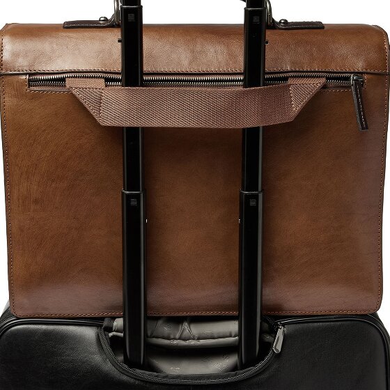 Castelijn & Beerens Rien Aktentasche RFID Schutz Leder 39.5 cm Laptopfach