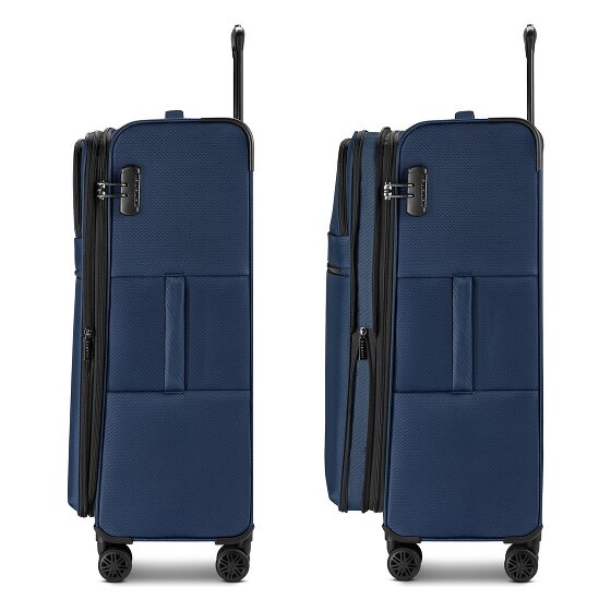 Bugatti Valencia Soft 4 Rollen Trolley L 75 cm mit Dehnfalte