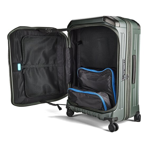 Piquadro PQ-Light 4 Rollen Trolley M 69 cm mit Dehnfalte