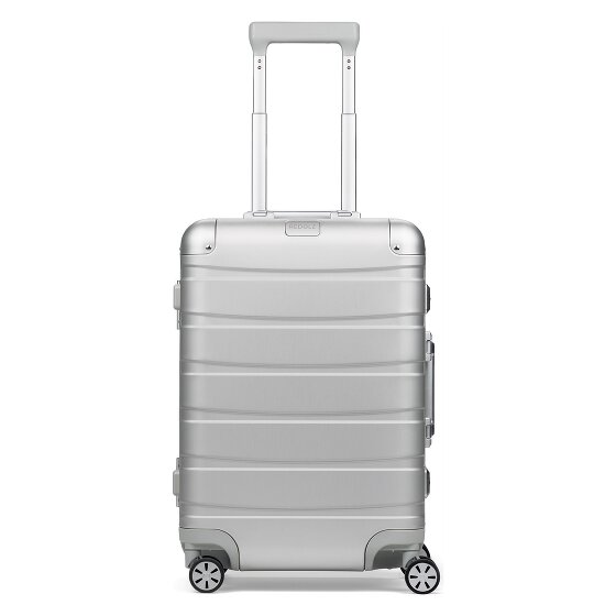 Redolz Pro Aluminium 4-Rollen Kabinentrolley S Aluminium 55 cm