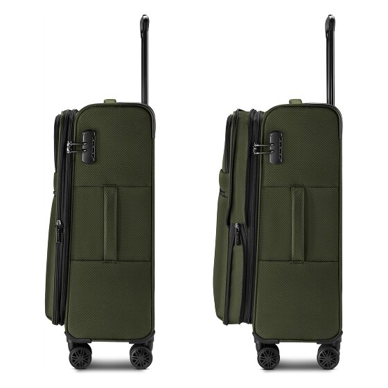 Bugatti Valencia Soft 4 Rollen Trolley M 65 cm mit Dehnfalte