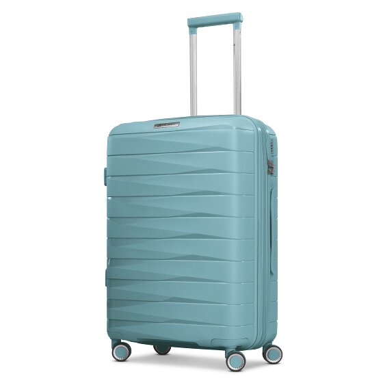 Franky London 4 Rollen Trolley M 65 cm mit Dehnfalte