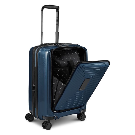 Redolz Essentials 14 4 Rollen Kabinentrolley S 55 cm Laptopfach mit Dehnfalte