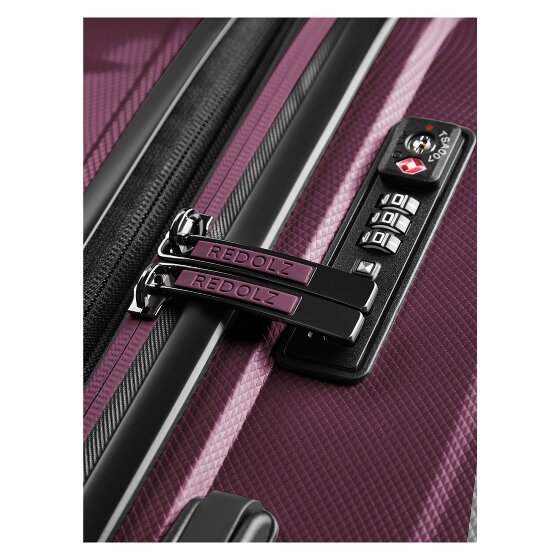 Redolz Essentials 14 4-Rollen Kofferset 2 tlg. Laptopfach mit Dehnfalte