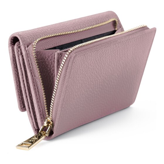 Lazarotti Bologna Leather XL Geldbörse mit Zip-Around Fach Leder 14 cm