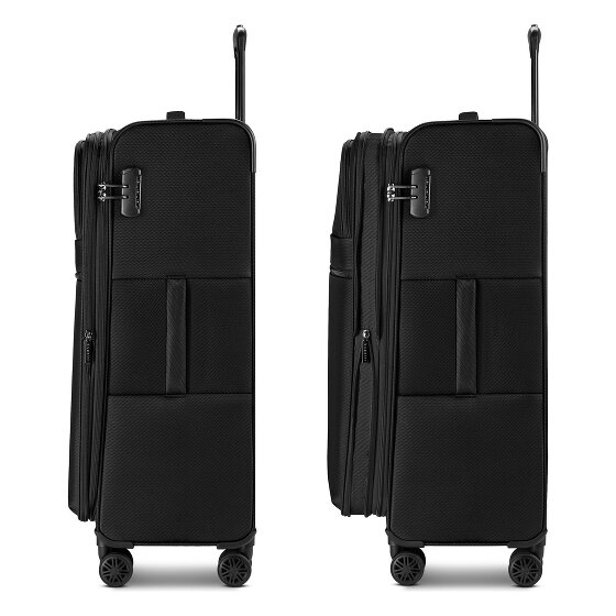 Bugatti Valencia Soft 4 Rollen Trolley L 75 cm mit Dehnfalte