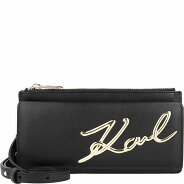Karl Lagerfeld Signature 2.0 Clutch Tasche Leder 20 cm Produktbild