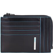 Piquadro Blue Square Kreditkartenetui RFID Schutz Leder 12 cm Geschenkbox Produktbild