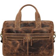 Greenburry Vintage Aktentasche Leder 38 cm Laptopfach Produktbild