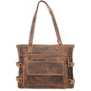 Greenburry Vintage Schultertasche Leder 36 cm Produktbild