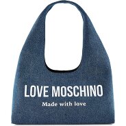 Love Moschino Denim Signature Love Schultertasche 34 cm Produktbild